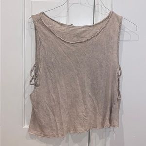 Cute Tank with Criss Cross Sides